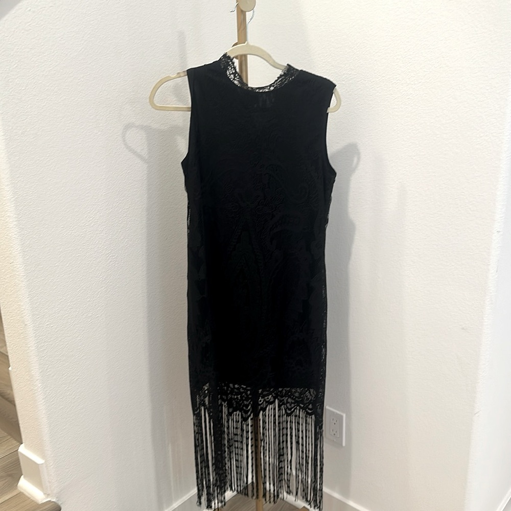 Lace black dress